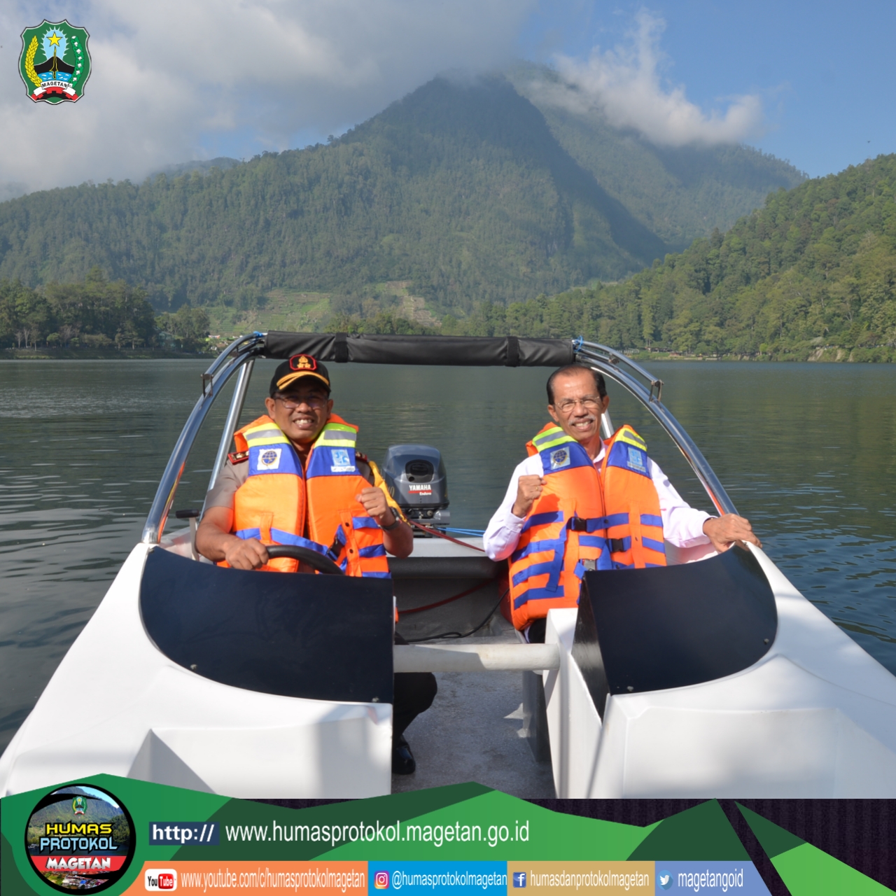 BERIKAN RASA AMAN DAN NYAMAN, BUPATI SEDIAKAN SPEEDBOAT PATROLI AIR