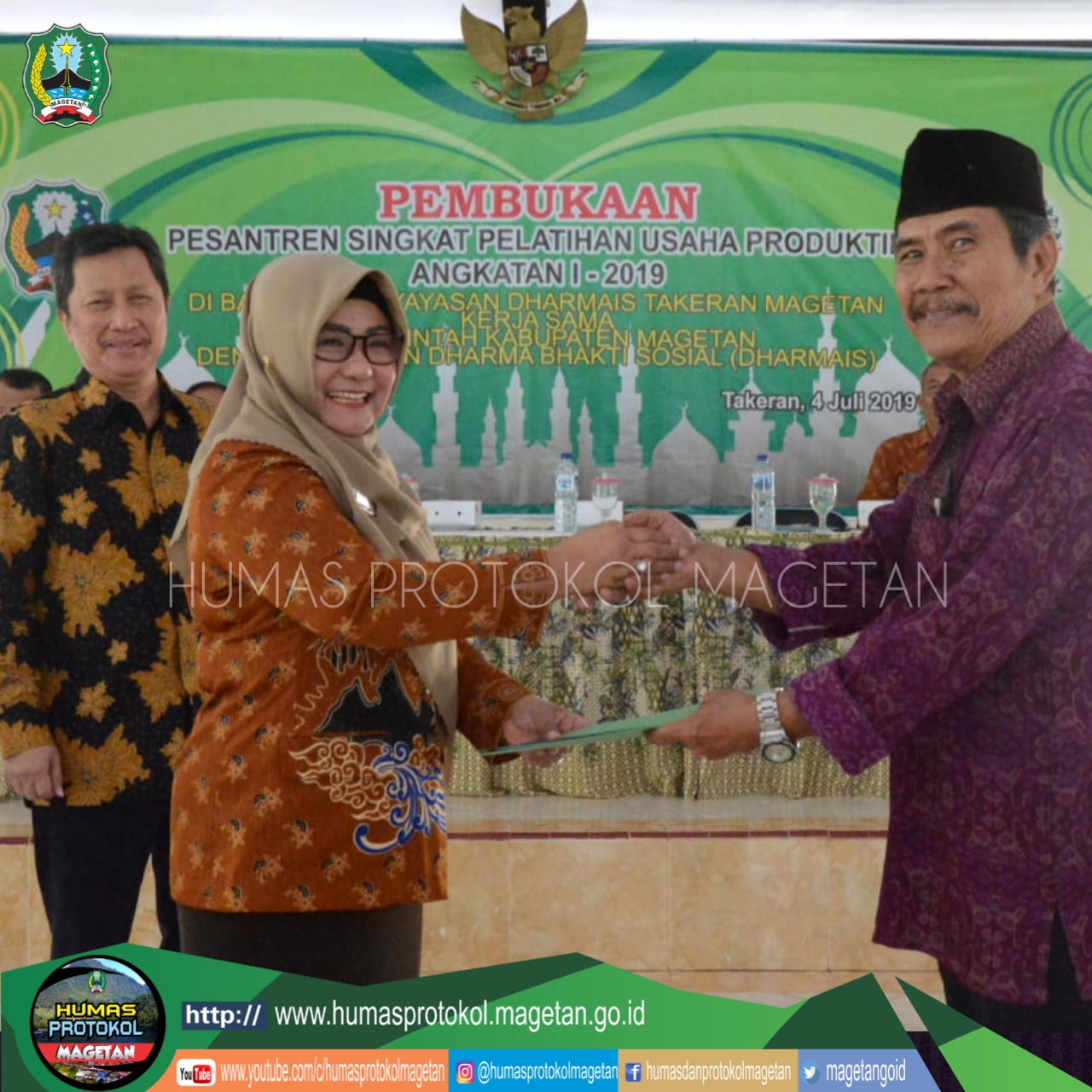 WaKIL BUPATI NANIK BUKA PELATIHAN USAHA PRODUKTI