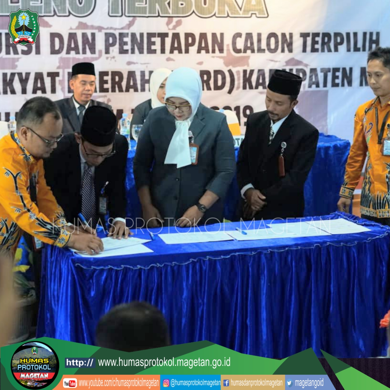 KPU GELAR RAPAT PLENO PENETAPAN  CALON ANGGOTA DPRD TERPILIH