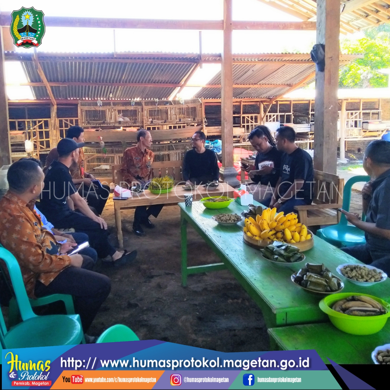 BUPATI DUDUK BERSAMA PENGGIAT USAHA DI MAGETAN