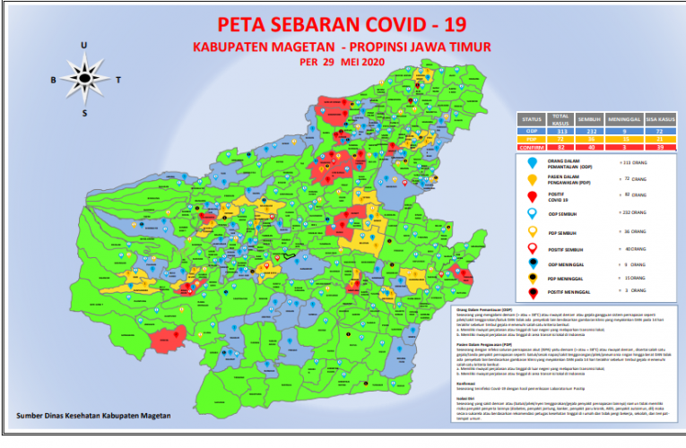 DATA SEBARAN COVID-19 PER 29 MEI 2020