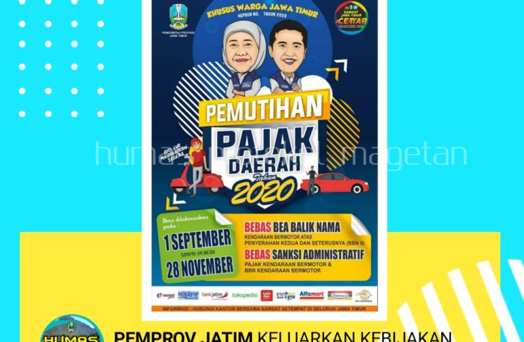 PEMPROV JATIM KELUARKAN KEBIJAKAN PEMUTIHAN PAJAK KENDARAAN