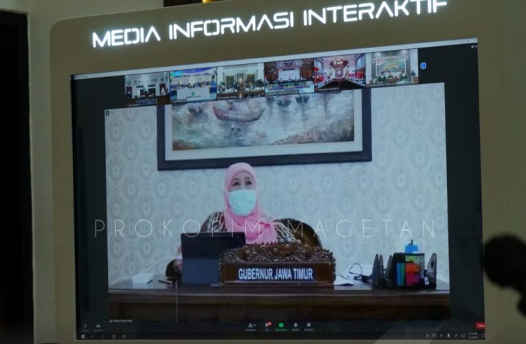 Rakor Penanganan dan Pelaksanaan Vaksinasi di Provinsi Jawa Timur