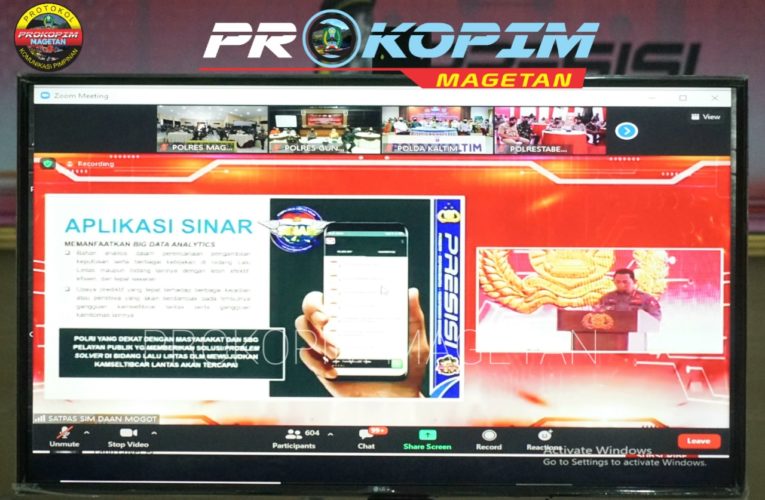 Digitalisasi Pelayanan Polri Launching Aplikasi SIM Nasional Presisi (SINAR)