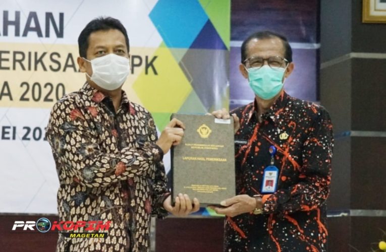 MAGETAN KEMBALI PERTAHANKAN CAPAIAN WTP DARI BPK