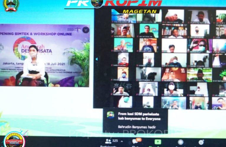 Opening Bimtek dan Workshop Online Anugerah Desa Wisata Indonesia 2021