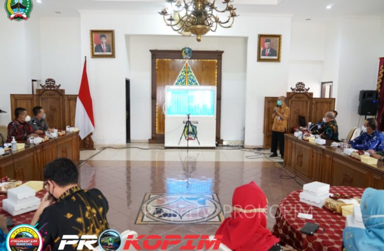 BUPATI PIMPIN RAKOR EVALUASI COVID-19