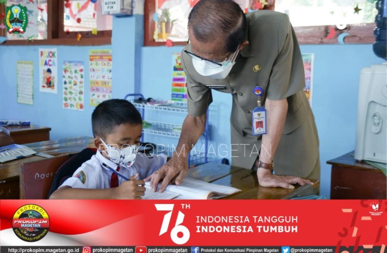 BUPATI TINJAU PEMBELAJARAN TATAP MUKA (PTM)