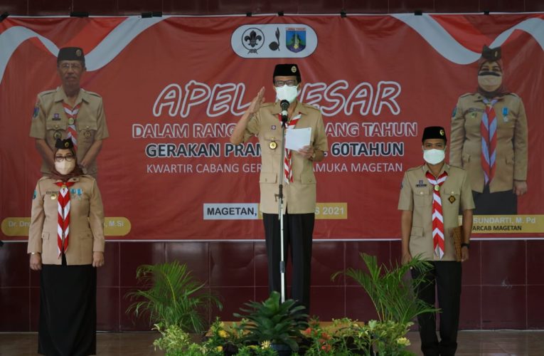 Apel Besar Hari Pramuka : Tunjukkan Pramuka Mampu Bergiat dan Berbakti Tanpa Henti