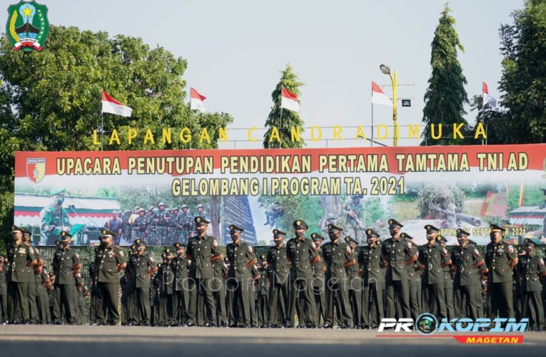 Pangdam V/Brawijaya Pimpin Upacara Penutupan Pendidikan Tamtama TNI AD Gelombang I TA 2021