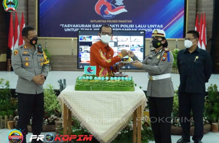 Vaksinasi Untuk Tunawisma Terdampak Covid19 Bentuk Tasyakuran di Hari Lalu Lintas Bhayangkara Ke-66