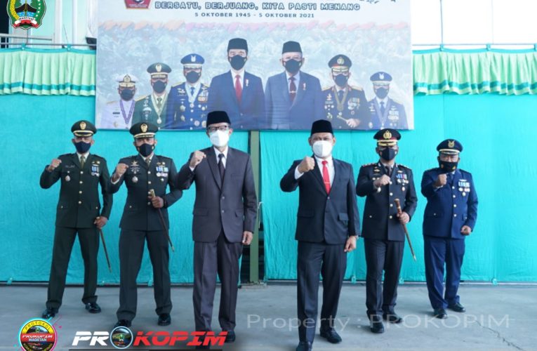 HUT ke-76 TNI “Bersatu, Berjuang Kita Pasti Menang” Kemanunggalan TNI dan Rakyat Semakin Kuat