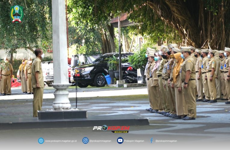 Awali Tahun 2022, Bupati Suprawoto Ajak Seluruh ASN Bekerja Lebih Baik