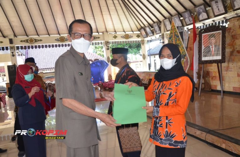 Pelepasan PNS yang Telah Purna Tugas TMT 1 Januari – 1 Mei 2022 di Lingkup Pemerintah Kabupaten Magetan