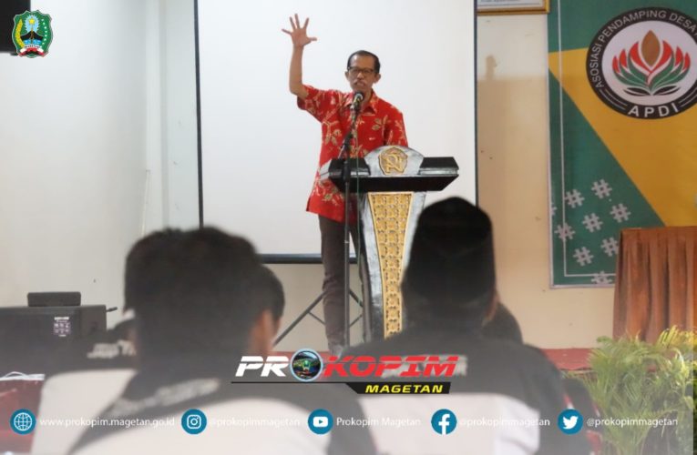 BUPATI BUKA PENINGKATAN KAPASITAS MANDIRI TENAGA PENDAMPING DESA PROFESIONAL (TPP) MAGETAN