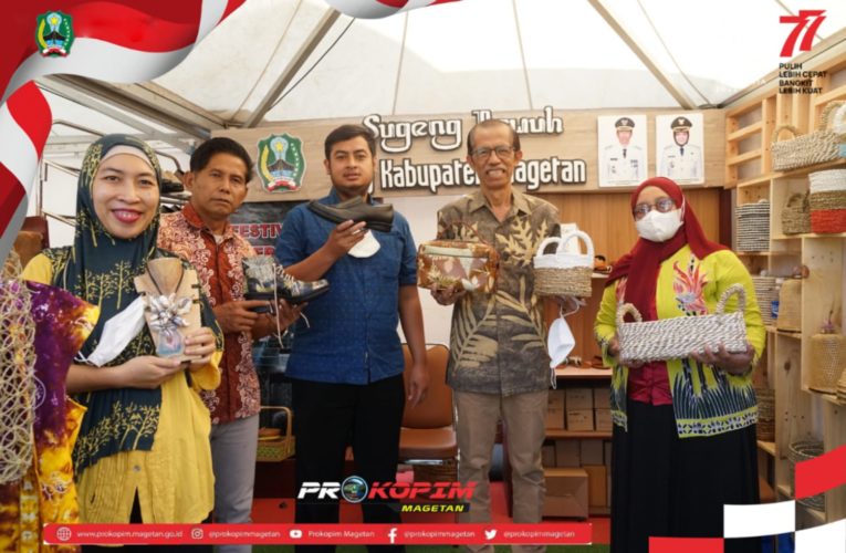 BUPATI MAGETAN HADIRI FESTIVAL UMKM MERAH PUTIH