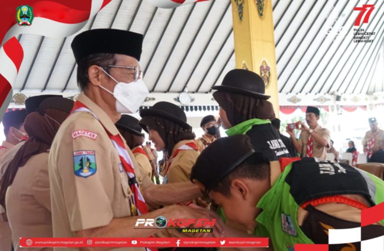 Pelepasan Peserta Jambore Nasional XI Kontingen Magetan