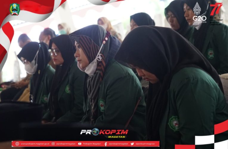 Bupati Suprawoto Terima dan Lepas Mahasiswa Peserta KPM STAINU Madiun di Kabupaten Magetan