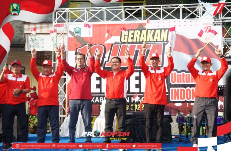 GERAKAN 10 JUTA BENDERA GELORAKAN SEMANGAT PATRIOTISME DAN NASIONALISME