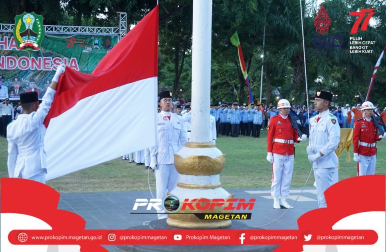 Upacara Penurunan Bendera Merah Putih