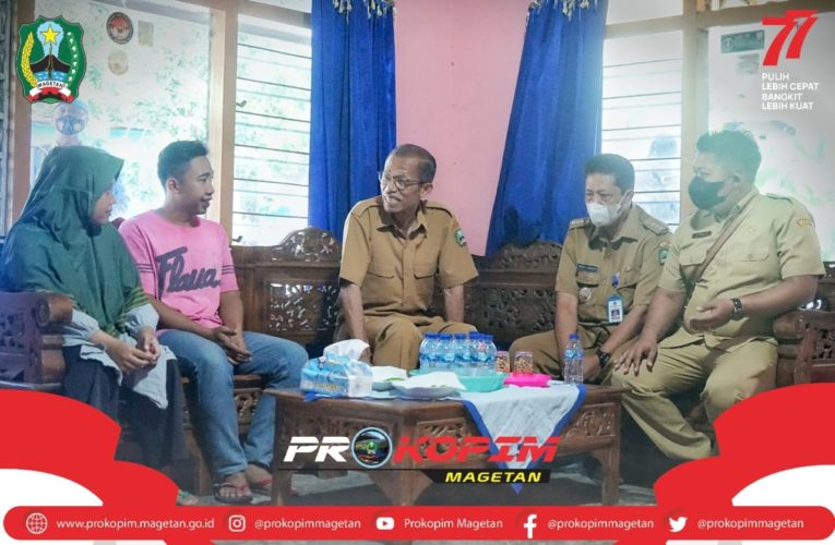 Bupati Magetan Silaturahmi dan Menyerahkan Bantuan Sosial