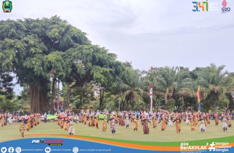 Parade Surya Senja Turut Meriahkan Hari Jadi Kabupaten Magetan dan Provinsi Jawa Timur