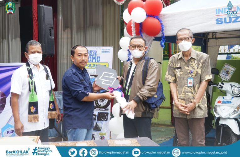 Kunjungan Direktur PT Suzuki Indomobil Motor (SIM) di SMK Yosonegoro Magetan
