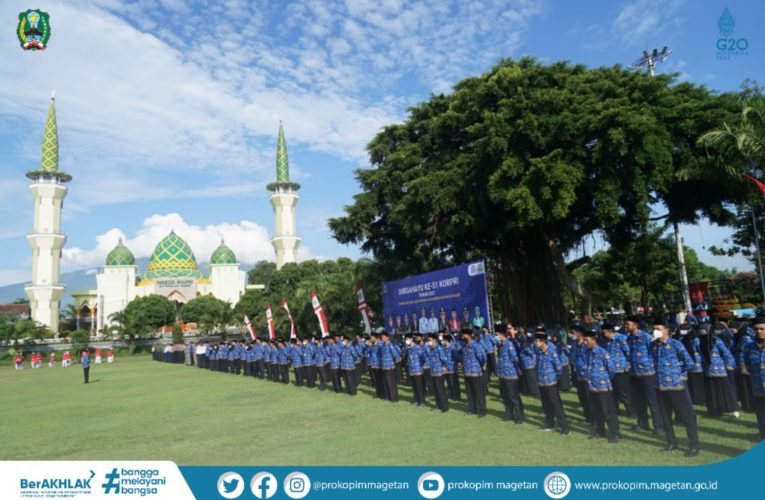 51 Tahun KORPRI, Melayani, Berkontribusi dan Berinovasi Untuk Negeri.