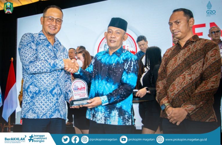 Kabupaten Magetan Raih Penghargaan Program Gerakan Menuju Kota Cerdas (Smart City) 2022