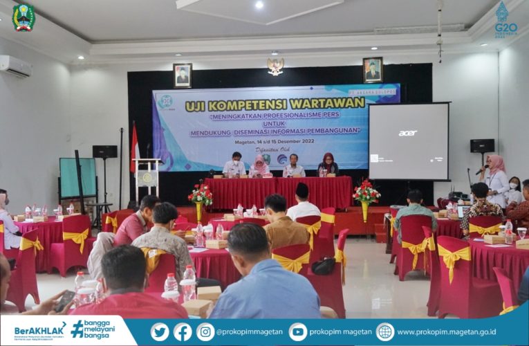 Tingkatkan Kompetensi Wartawan, Diskominfo Magetan Fasilitasi UKW