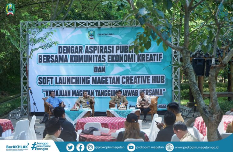 Dengar Aspirasi Publik dan Soft Launching Magetan Creative Hub