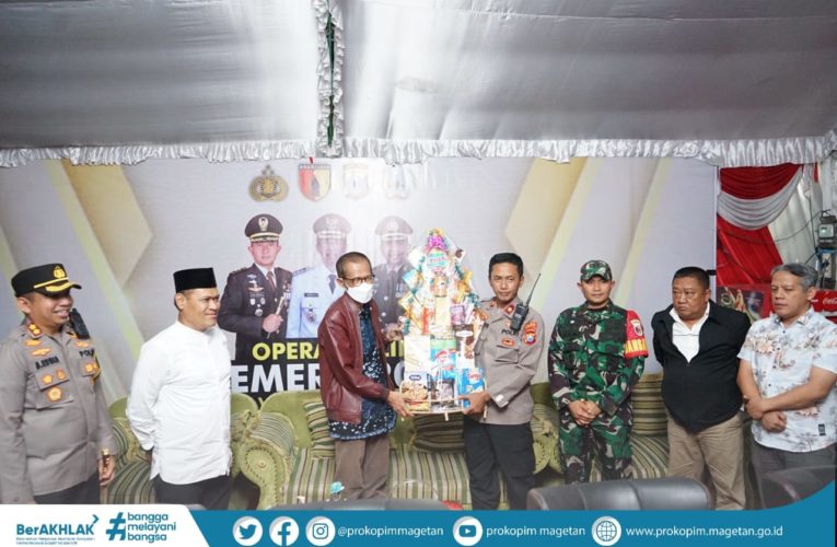 Bupati Bersama Forkopimda Magetan Pantau Pos Pengamanan Jelang Pergantian Tahun