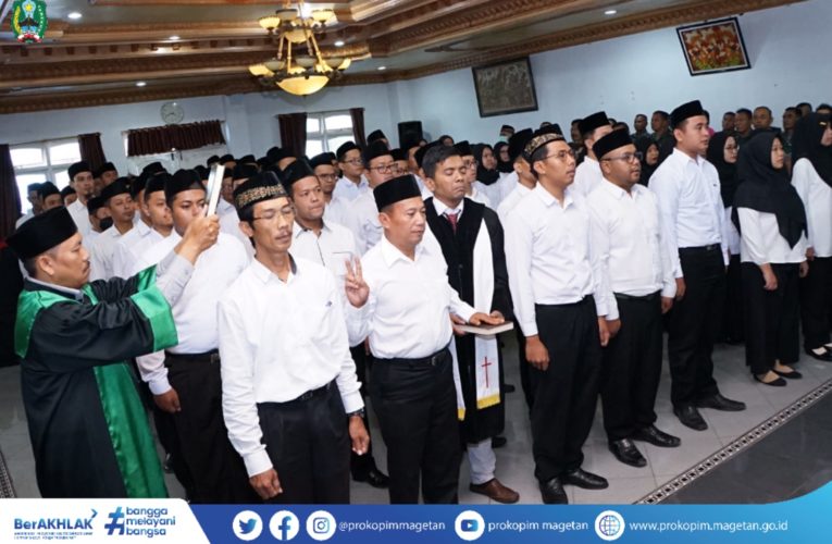 KETUA KPU MAGETAN LANTIK PPK