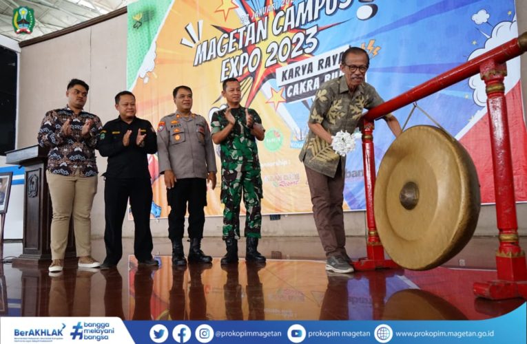 HADIRI MAGETAN CAMPUS EXPO, BUPATI TEKANKAN PENTINGNYA PENDIDIKAN TINGGI