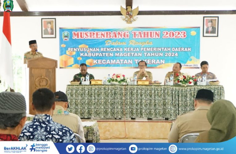 MUSRENBANG KECAMATAN TAKERAN TAHUN 2023 DALAM RANGKA PENYUSUNAN RKPD 2024