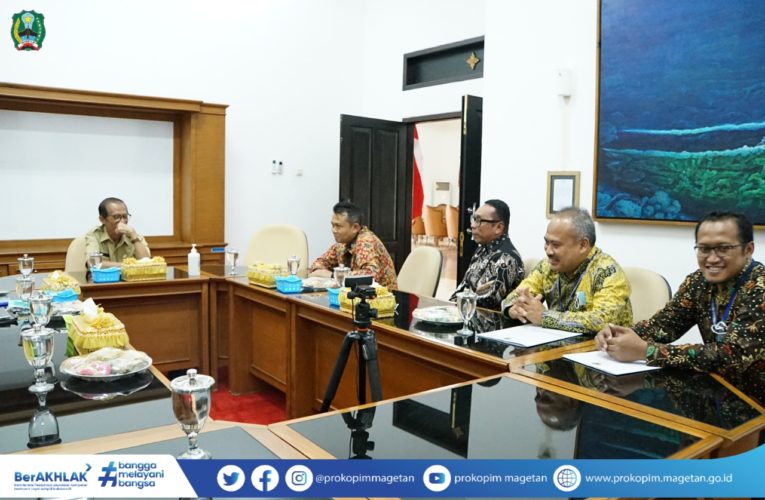 Bupati Suprawoto Audiensi dengan KPP Pratama Ngawi