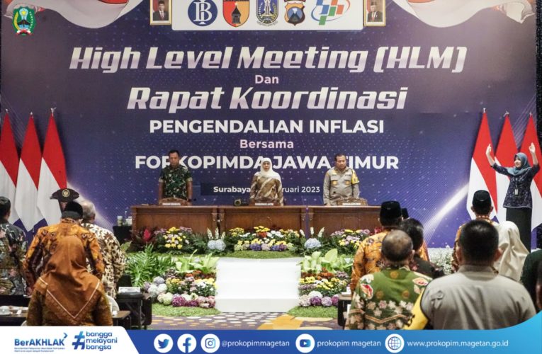 WABUP HADIRI RAKOR PENGENDALIAN INFLASI BERSAMA FORKOPIMDA JAWA TIMUR