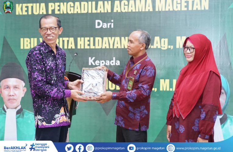 Makhmud, S.Ag., M.H Resmi Jabat Ketua Pengadilan Agama Magetan Yang Baru