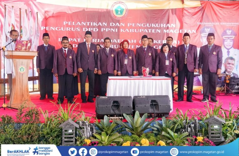 Pengukuhan Dewan Pengurus Daerah (DPD) Persatuan Perawat Nasional Indonesia (PPNI) Kabupaten Magetan
