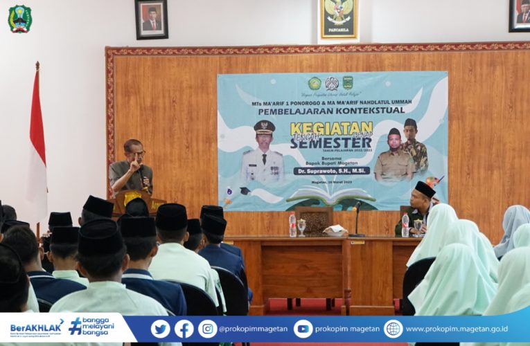 MA-MTS MA’Arif 1 Ponorogo Ikuti Pembelajaran Kontekstual Bersama Bupati Magetan