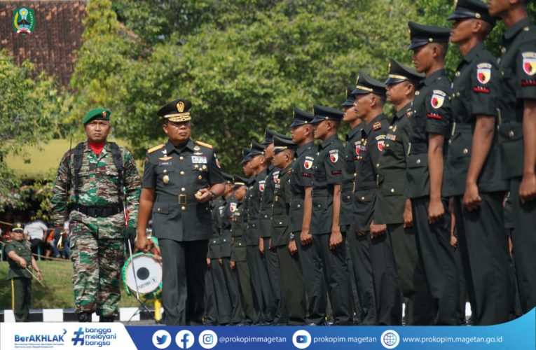 BUPATI HADIRI UPACARA PENUTUPAN PENDIDIKAN TAMTAMA TNI AD GELOMBANG II TA 2022