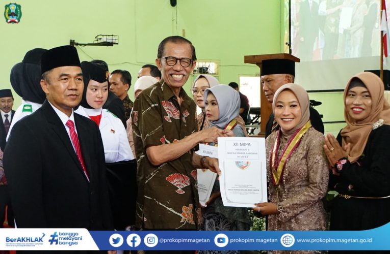 Bupati Magetan Hadiri Wisuda Peserta Didik SMASA Magetan Tahun 2022/2023