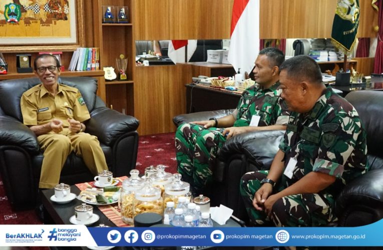 Pasca Lebaran, Komandan Lanud Iswahjudi Silaturahmi dengan Bupati Magetan
