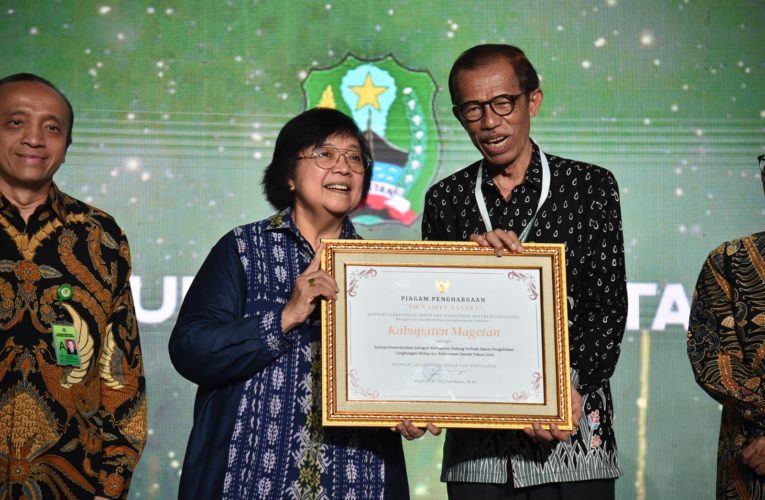 Kabupaten Magetan Kembali Meraih Dua Penghargaan Green Leadership “Nirwasita Tantra”