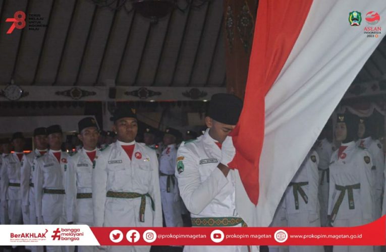 72 Paskibra Kabupaten Magetan Resmi Dikukuhkan Bupati Magetan.
