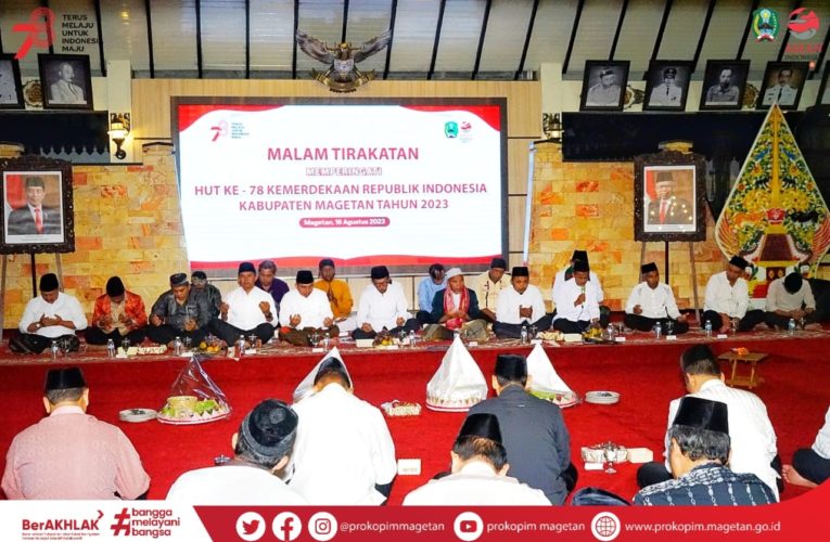 MALAM TIRAKATAN MEMPERINGATI HUT KE-78 KEMERDEKAAN REPUBLIK INDONESIA