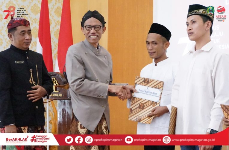 Tepat di Hari Kemerdekaan RI, 168 WBP Rutan Magetan Terima Remisi