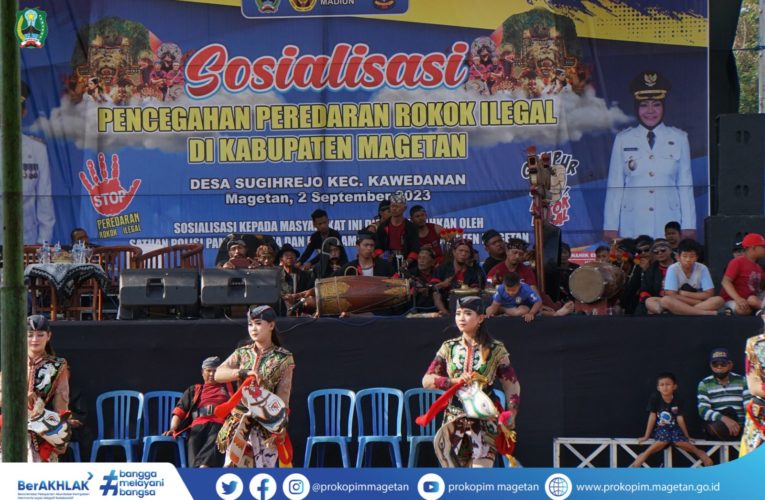 Talkshow Sosialiasasi Pencegahan Peredaran Rokok Ilegal Desa Sugihrejo.