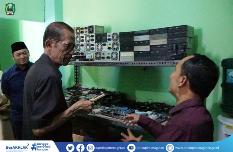 BUPATI MAGETAN BUKA PELATIHAN TEKNISI KOMPUTER DI LPK MITRA LAWU BENDO