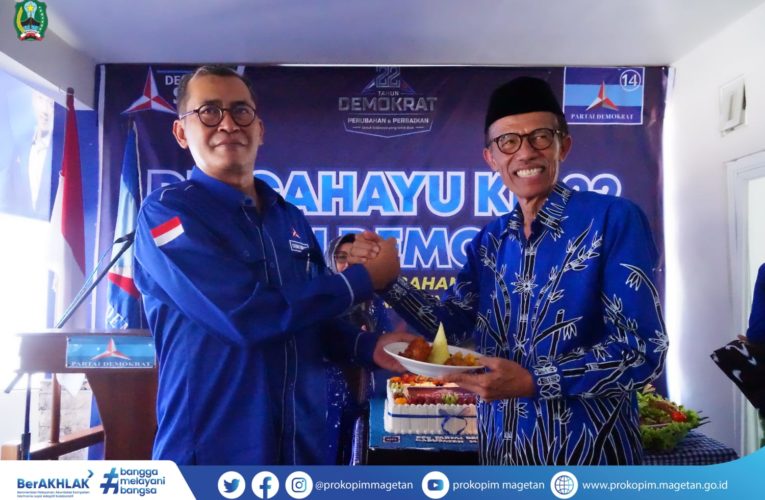 BUPATI DAN WABUP HADIRI PERAYAAN ULANG TAHUN KE- 22 PARTAI DEMOKRAT